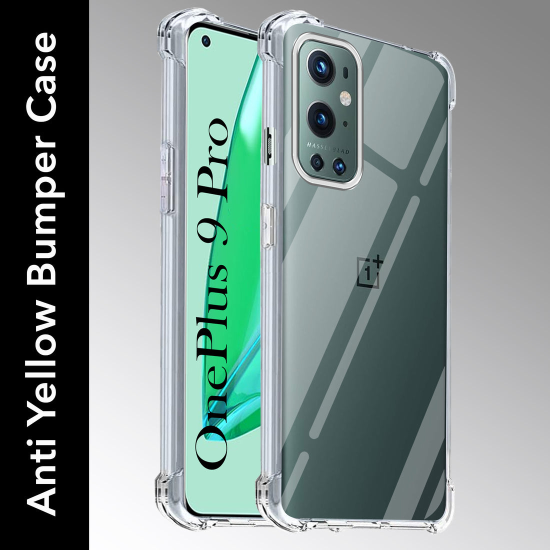 For OnePlus 9 Pro Back Cover (Shockproof Crystal Clear |  Drop & Camera Protection | Hard Polycarbonate)
