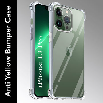 For Apple iPhone 13 Pro Back Cover (Shockproof Crystal Clear Case |  Drop & Camera Protection | Hard Polycarbonate)