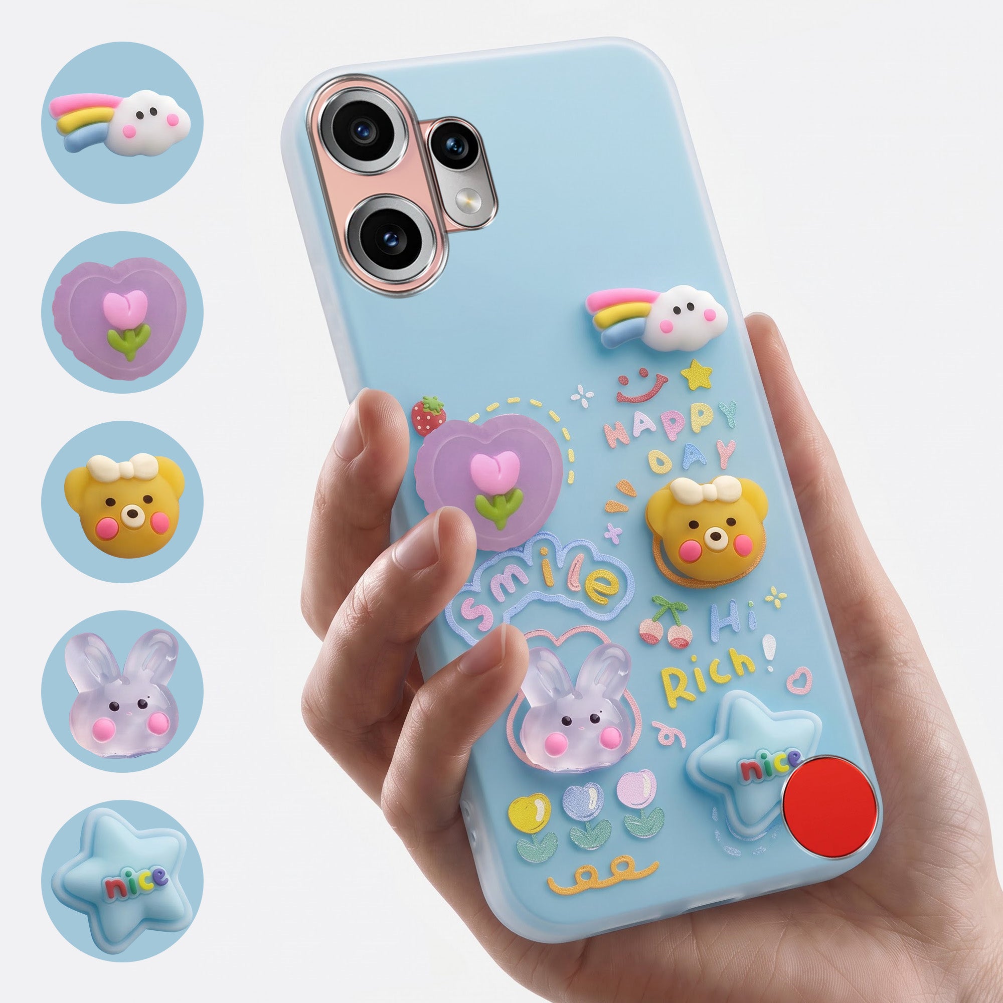 For Nothing CMF Phone 2 Pro Back Cover Case (3D Cute Cartoons | Hard Back Side Soft | Matte Premium Finish | HD Printing)