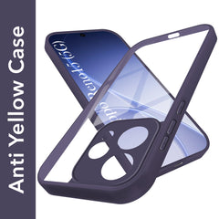 For Oppo Reno15 5G | Oppo Reno 15 5G Back Cover Case Ultra-Hybrid (Lifetime Anti Yellow | Anti Scratch | Crystal Clear Shockproof)
