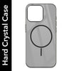For Apple iPhone 16 Pro Back Cover Case (Crystal Clear Case | MagSafe Wireless Charging Support | Hard Anti Yellow | Camera Protection Bump)