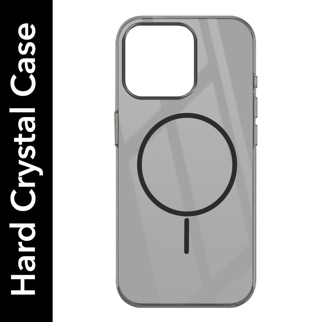 For Apple iPhone 16 Pro Back Cover Case (Crystal Clear Case | MagSafe Wireless Charging Support | Hard Anti Yellow | Camera Protection Bump)