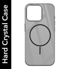 For Apple iPhone 16 Pro Back Cover Case (Crystal Clear Case | MagSafe Wireless Charging Support | Hard Anti Yellow | Camera Protection Bump)