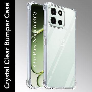 For Oneplus Nord 6 Back Cover Shockproof Crystal-Clear (Drop & Camera Protection | Hard Polycarbonate)