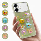 For Oppo F33 Pro 5G Back Cover Case (3D Cute Cartoons | Hard Back Side Soft | Matte Premium Finish | HD Printing)