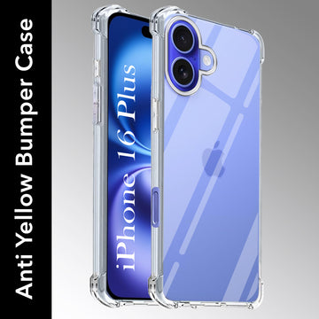 For Apple iPhone 16 Plus Back Cover (Shockproof Crystal Clear Case |  Drop & Camera Protection | Hard Polycarbonate)