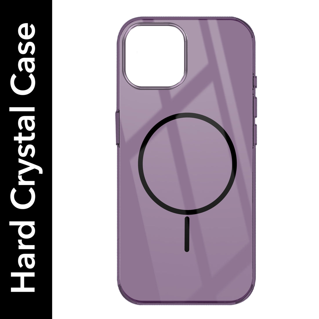 For Apple iPhone 15 Plus Back Cover Case (Crystal Clear Case | MagSafe Wireless Charging Support | Hard Anti Yellow | Camera Protection Bump)