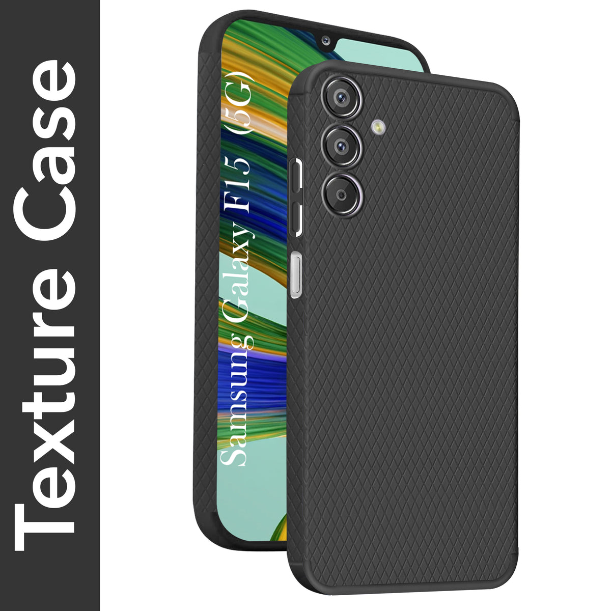 For Samsung Galaxy F15 5G Back Cover Case (Liquid Silicone | Side Grip | Camera Protection)