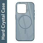 For Apple iPhone 15 Pro Back Cover Case (Crystal Clear Case | MagSafe Wireless Charging Support | Hard Anti Yellow | Camera Protection Bump)