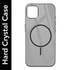 For Apple iPhone 11 Back Cover Case (Crystal Clear Case | MagSafe Wireless Charging Support | Hard Anti Yellow | Camera Protection Bump)