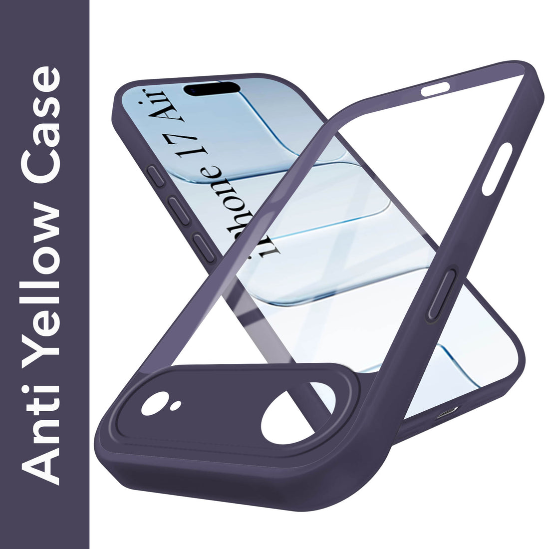 For Apple iPhone 17 Air Back Cover Case (Lifetime Anti Yellow | Anti Scratch | Crystal Clear Shockproof)