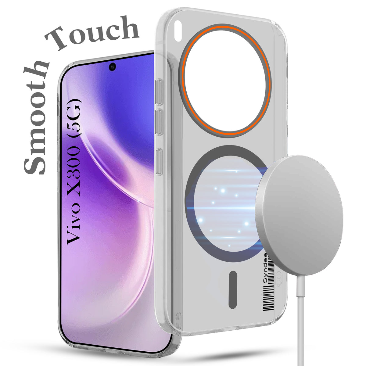 For Vivo X300 5G Back Cover Case (Soft Touch | Camera Bump Protection | MagSafe Compatible | Matte Finish)