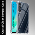 For Samsung Galaxy A16 5G Back Cover Shockproof Crystal-Clear (Drop & Camera Protection | Hard Polycarbonate)