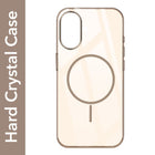 For Apple iPhone 16 Plus Back Cover Case (Crystal Clear Case | MagSafe Wireless Charging Support | Hard Anti Yellow | Camera Protection Bump)