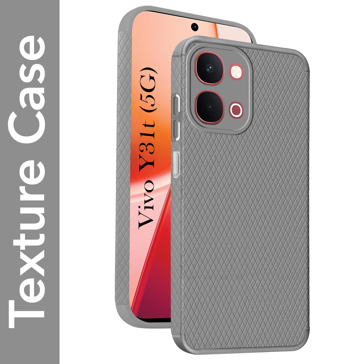 For Vivo Y31T 5G Back Cover Case Liquid Silicone (Camera Protection | Side Grip Texture | Soft and Flexible)