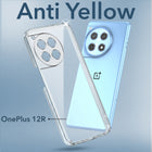 For OnePlus 12R 5G Back Cover (Hard Anti Yellow Clear Case | Drop & Camera Protection | Shockproof Polycarbonate)