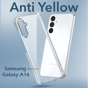 For Samsung Galaxy A16 5G Back Cover (Hard Anti Yellow Clear Case | Drop & Camera Protection | Shockproof Polycarbonate)