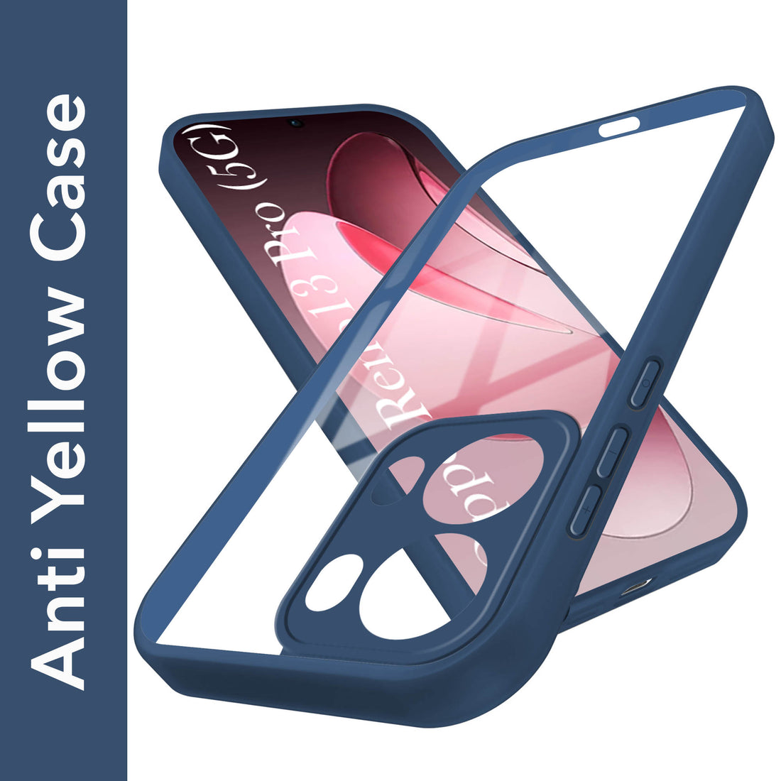 For Oppo Reno13 Pro | Oppo Reno 13 Pro Back Cover Case (Lifetime Anti Yellow | Anti Scratch | Crystal Clear Shockproof)