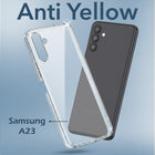 For Samsung Galaxy A13 5G Back Cover Case (Hard Anti Yellow Clear Case | Drop & Camera Protection | Shockproof Polycarbonate)