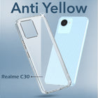 For Realme C30 | C30S Back Cover Case (Hard Anti Yellow Clear Case | Drop & Camera Protection | Shockproof Polycarbonate)