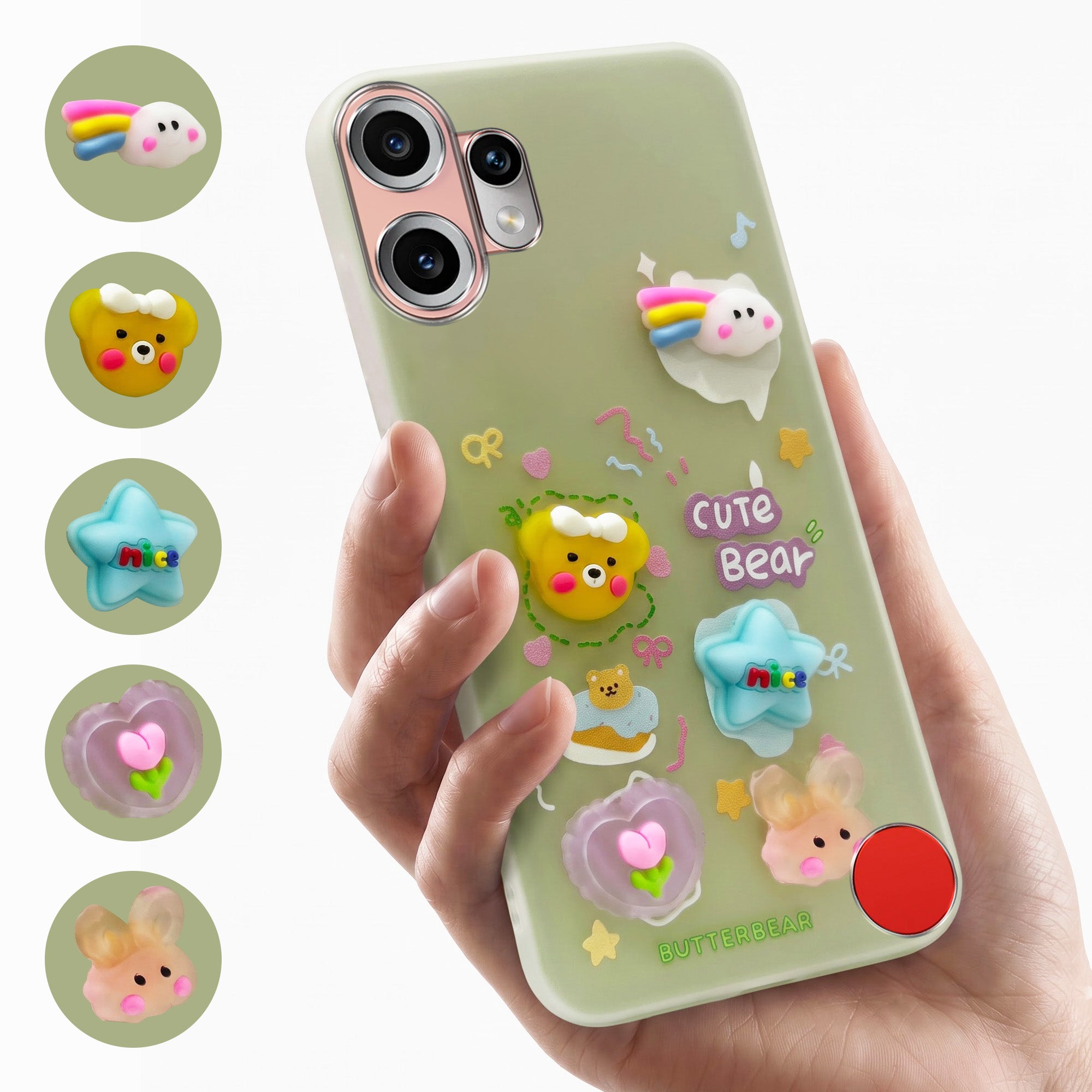 For Nothing CMF Phone 2 Pro Back Cover Case (3D Cute Cartoons | Hard Back Side Soft | Matte Premium Finish | HD Printing)