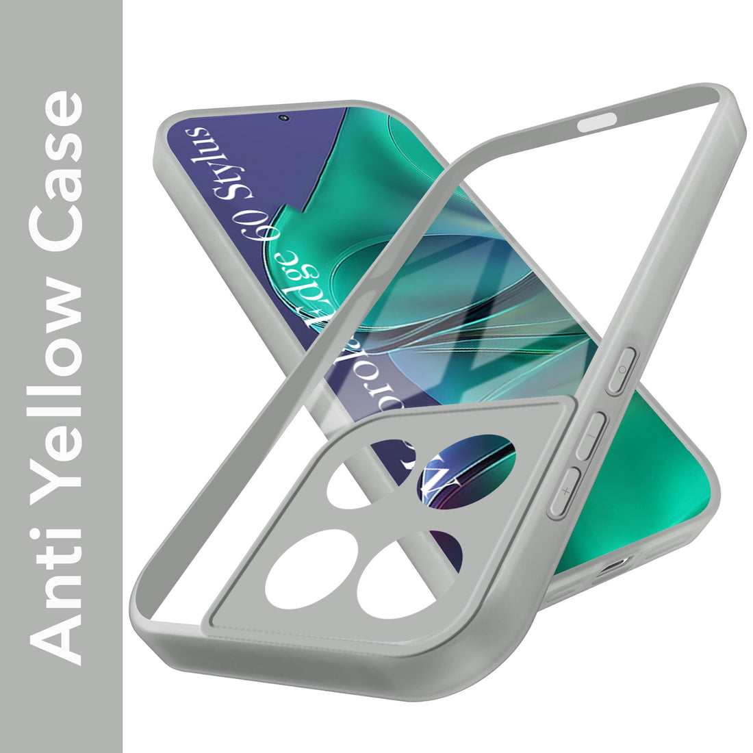 For Motorola Moto Edge 60 Stylus Back Cover Case (Lifetime Anti Yellow | Anti Scratch | Crystal Clear Shockproof)