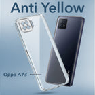For Oppo A73 Back Cover Case (Hard Anti Yellow Clear Case | Drop & Camera Protection | Shockproof Polycarbonate)