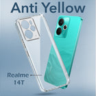 For Realme 14T Back Cover Case (Hard Anti Yellow Clear Case | Sleek Hard Crystal Clear | Drop & Camera Protection | Shockproof Polycarbonate)