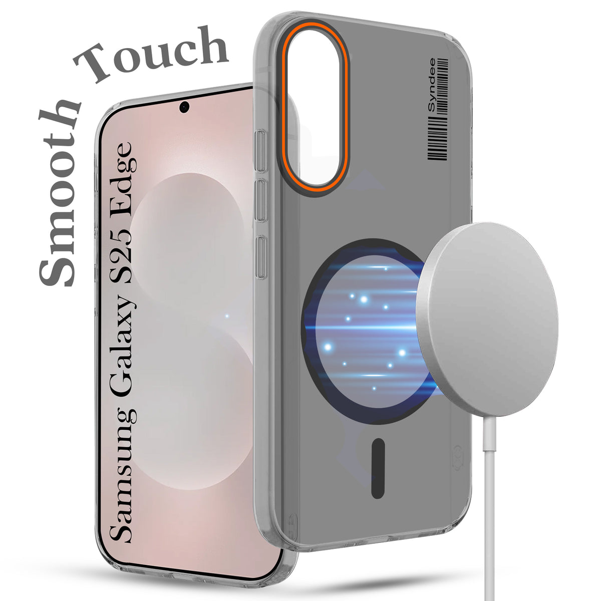 For Samsung Galaxy S25 Edge Back Cover Case (Soft Touch | Camera Bump Protection | MagSafe Compatible | Matte Finish)