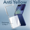 For Samsung Galaxy Z Flip 7 Back Cover Case Lifetime Anti-Yellow Clear(Sleek Hard Crystal | Shockproof and Camera Protection)