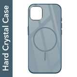 For Apple iPhone 11 Back Cover Case (Crystal Clear Case | MagSafe Wireless Charging Support | Hard Anti Yellow | Camera Protection Bump)