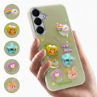 For Samsung Galaxy S25 FE Back Cover Case (3D Cute Cartoons | Hard Back Side Soft | Matte Premium Finish | HD Printing)