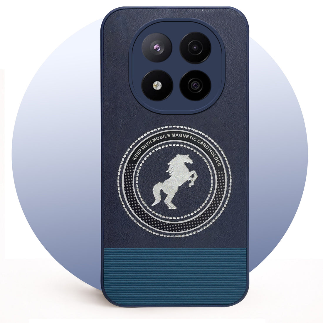 For  Redmi Note 14 Pro Plus Back Cover Case PU Leather Finish (Professional Minimalist Texture | MagSafe Compatile | Camera Protection | Sleek Sober Formal)