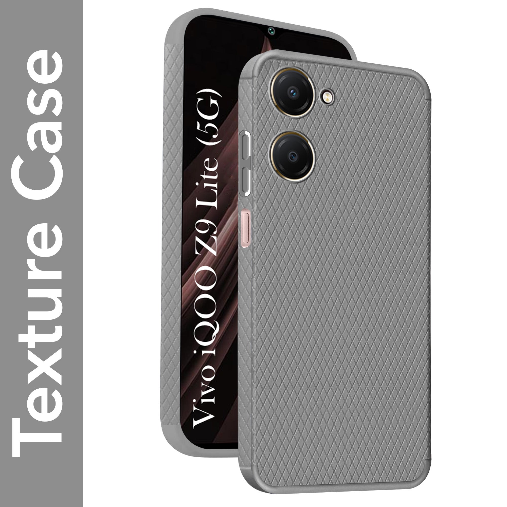 For Vivo iQOO Z9 Lite 5G Back Cover Case Liquid Silicone (Camera Protection | Side Grip Texture | Soft and Flexible)