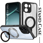 For Oneplus Nord CE 6 Back Cover Case (Kick Stand Ring Holder | Life time Anti Yellow | Camera Protection)