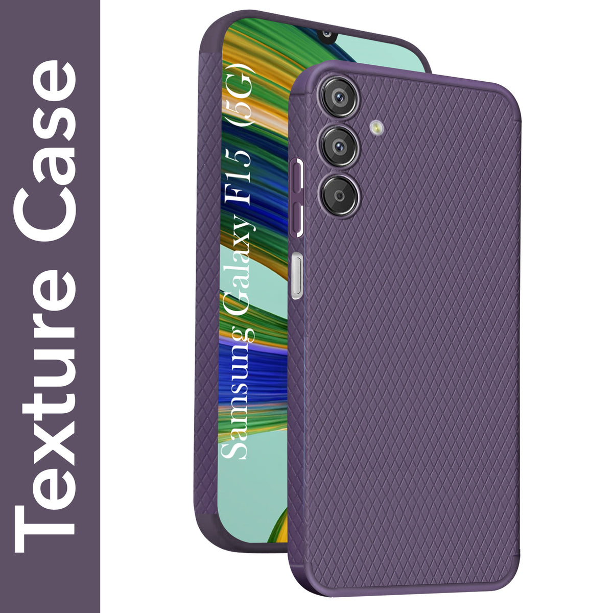 For Samsung Galaxy F15 5G Back Cover Case (Liquid Silicone | Side Grip | Camera Protection)