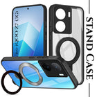 For Vivo IQOO Z7 5G Back Cover Case (Kick Stand Ring Holder | Life time Anti Yellow | Camera Protection)