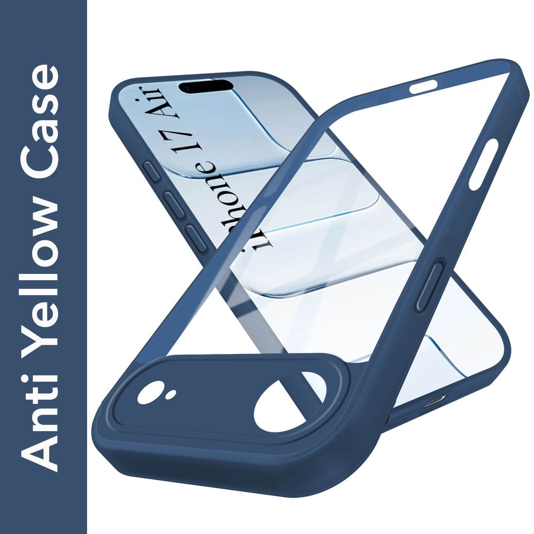For Apple iPhone 17 Air Back Cover Case (Lifetime Anti Yellow | Anti Scratch | Crystal Clear Shockproof)