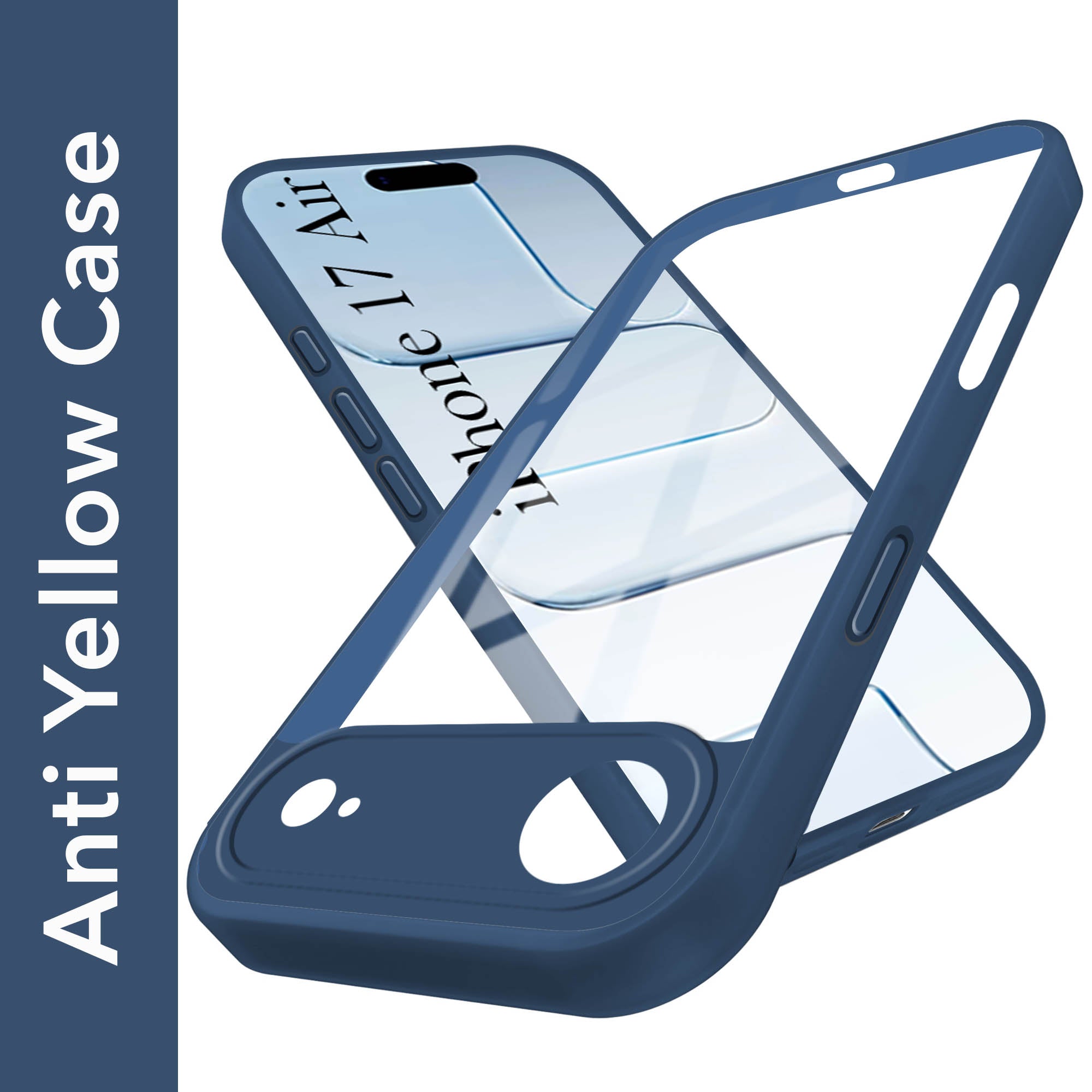 For Apple iPhone 17 Air Back Cover Case (Lifetime Anti Yellow | Anti Scratch | Crystal Clear Shockproof)