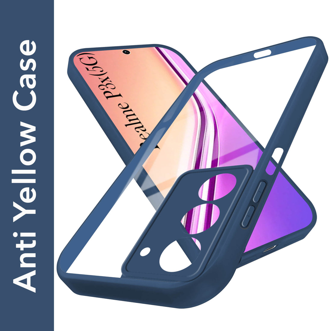 For Realme P3x Back Cover Case (Lifetime Anti Yellow | Anti Scratch | Crystal Clear Shockproof)