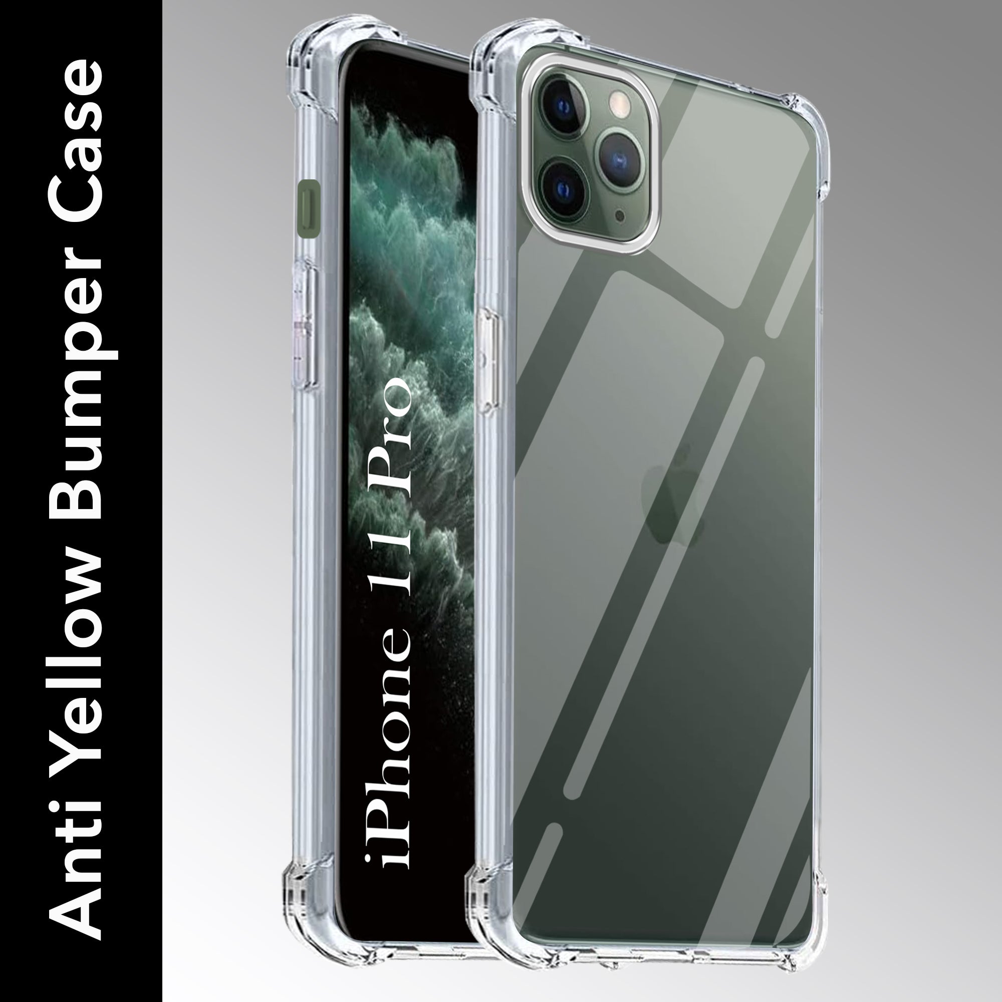For Apple iPhone 11 Pro Back Cover (Shockproof Crystal Clear  Case |  Drop & Camera Protection | Hard Polycarbonate)