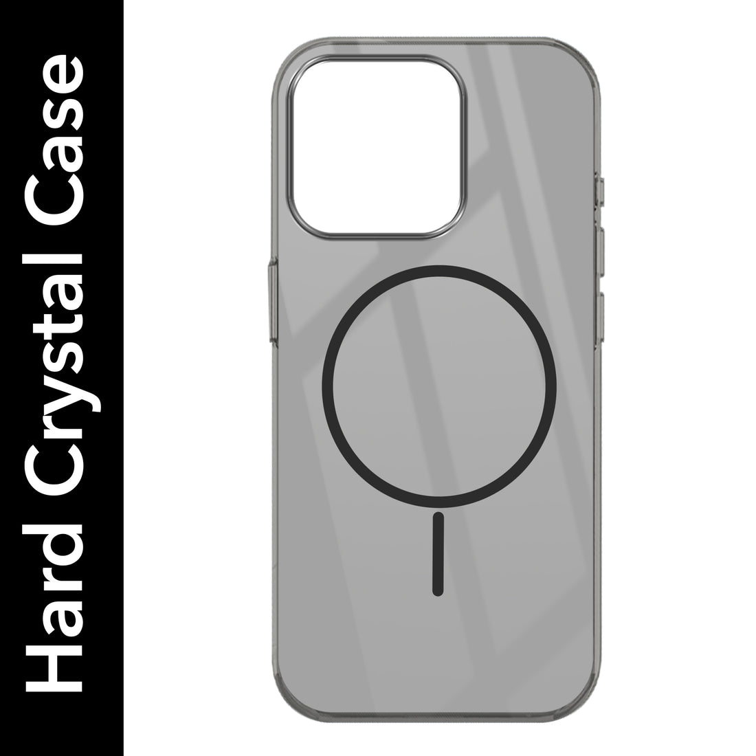For Apple iPhone 13 Pro Back Cover Case (Crystal Clear Case | MagSafe Wireless Charging Support | Hard Anti Yellow | Camera Protection Bump)