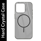 For Apple iPhone 13 Pro Back Cover Case (Crystal Clear Case | MagSafe Wireless Charging Support | Hard Anti Yellow | Camera Protection Bump)