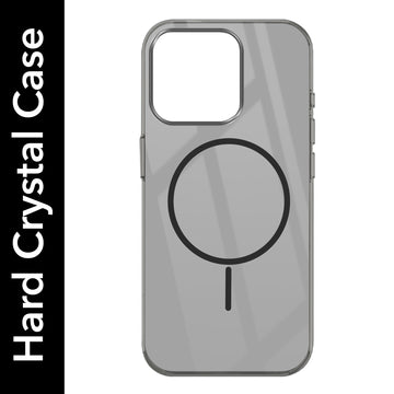 For Apple iPhone 13 Pro Back Cover Case (Crystal Clear Case | MagSafe Wireless Charging Support | Hard Anti Yellow | Camera Protection Bump)