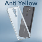 For Oppo A5 (2020) | A9 (2020) Back Cover Case (Hard Anti Yellow Clear Case | Drop & Camera Protection | Shockproof Polycarbonate)