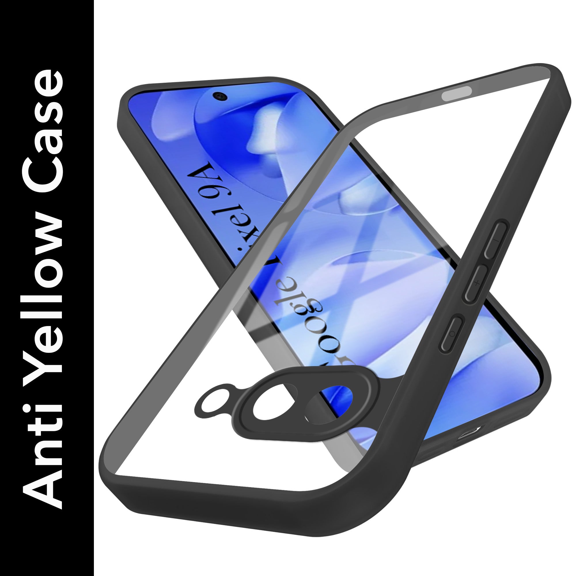 For Google Pixel 9A Back Cover Case (Lifetime Anti Yellow | Anti Scratch | Crystal Clear Shockproof)