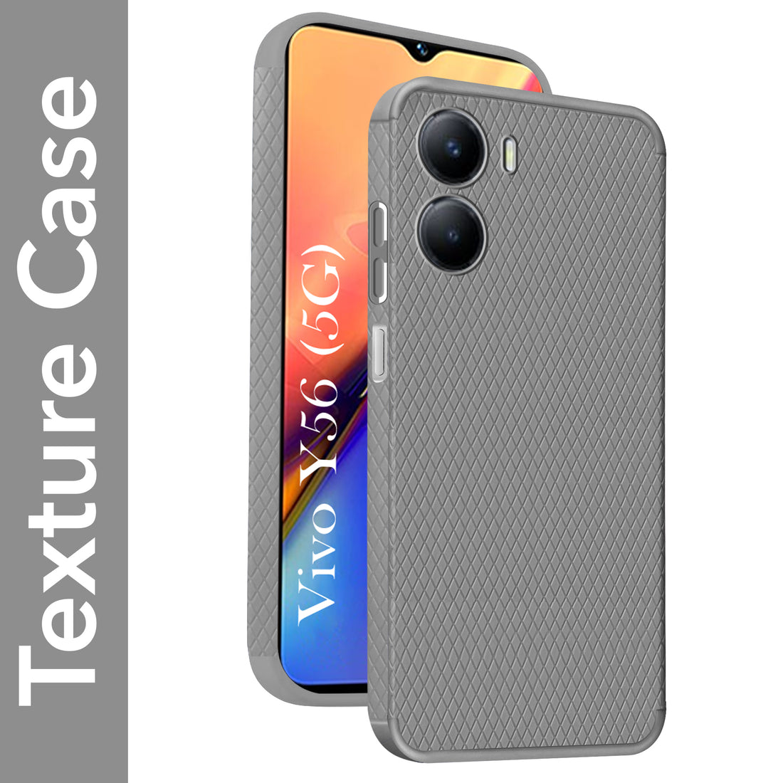 For Vivo Y56 5G Back Cover Case (Liquid Silicone | Side Grip | Camera Protection)For Vivo Y56 5G (Liquid Silicone | Side Grip | Camera Protection)