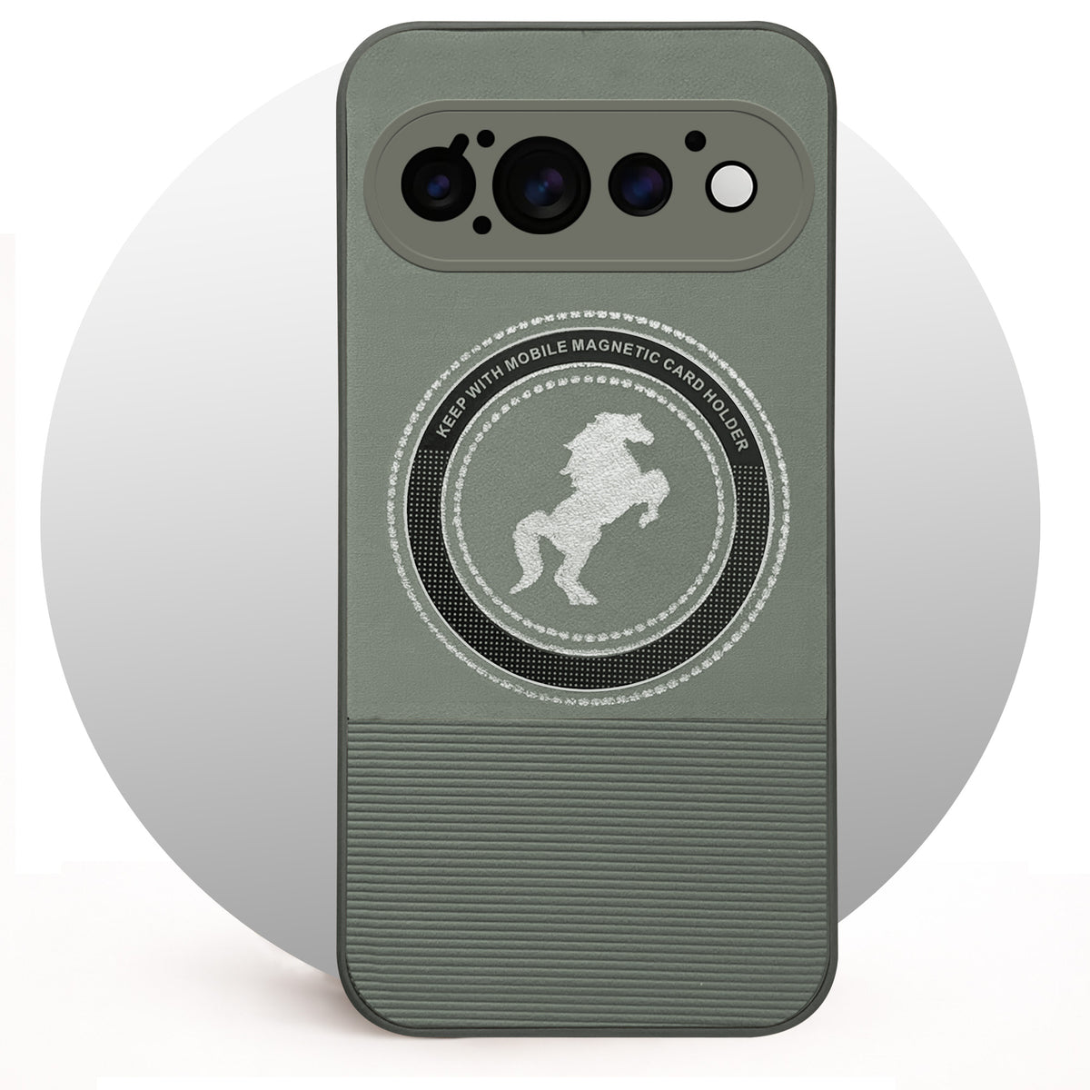 For Google Pixel 11 Pro Back Cover Case PU Leather Finish (Professional Minimalist Texture | MagSafe Compatile | Camera Protection | Sleek Sober Formal)