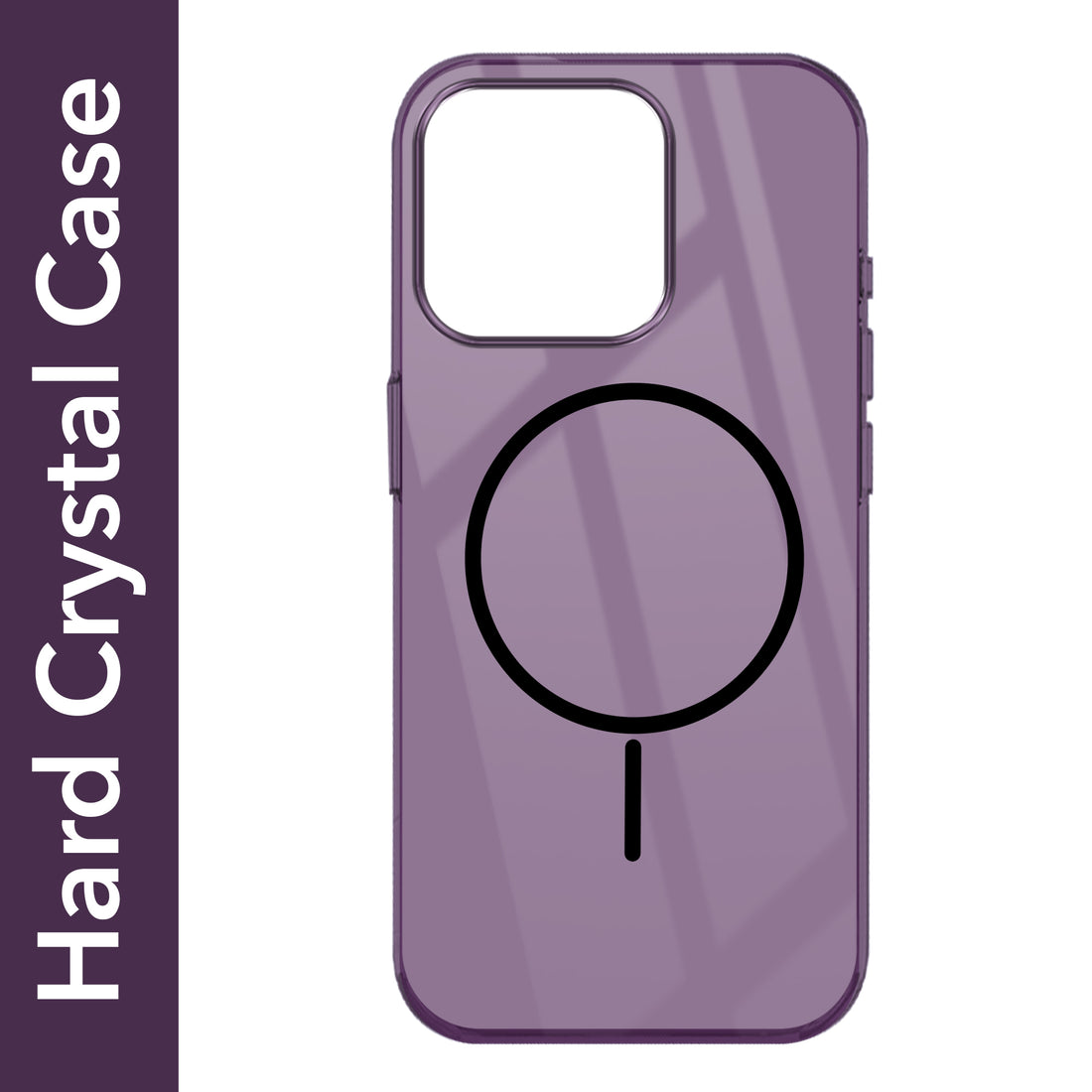 For Apple iPhone 13 Pro Back Cover Case (Crystal Clear Case | MagSafe Wireless Charging Support | Hard Anti Yellow | Camera Protection Bump)
