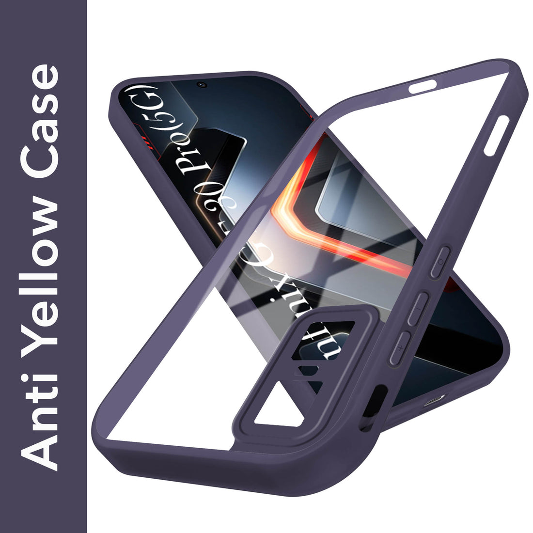 For Infinix GT 30 Pro Back Cover Case (Lifetime Anti Yellow | Anti Scratch | Crystal Clear Shockproof)